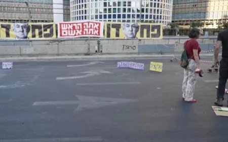 以色列民众抗议示威，要求政府尽快达成停火协议