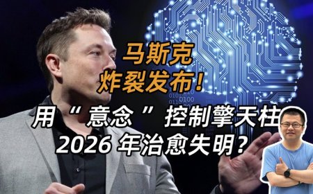 马斯克炸裂展示，未来可用“意念”控制擎天柱，2026年治愈失明的人
