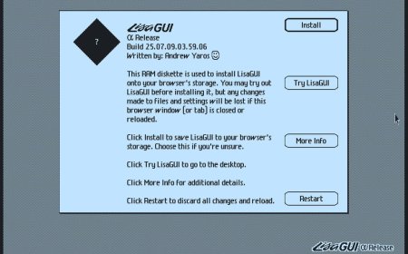 追忆往昔：开发者打造网页项目，重现苹果 Lisa 系统