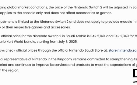 任天堂 Switch 2 游戏机在沙特阿拉伯涨价，涨幅达 7.5%