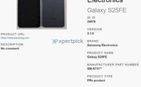 三星 Galaxy S25 FE 手机证件照首曝：家族式设计