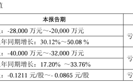科大讯飞预计 2025 上半年净亏损 2 亿元~2.8 亿元，同比收窄 30%~50%