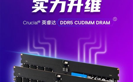 16GB 单条 599 元、32GB 单条 1199 元，英睿达 DDR5-6400 CUDIMM 内存上市