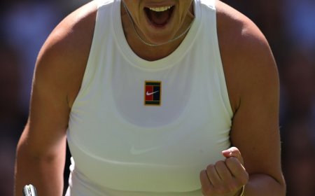 阿曼达·阿尼西莫娃爆冷击败阿丽娜·萨巴伦卡 首进温网决赛