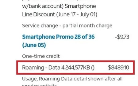 美国一 AT&T 用户收到天价账单：只用 4GB 漫游流量就被收 8500 美元