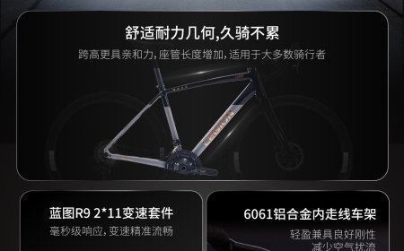 联想推出拯救者公路自行车 T5000：2*11 变速系统，首发价 2999 元