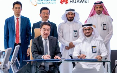 沙特阿拉伯国家电力公司 SEC 与华为数字能源签署电网仿真测试合作协议，推动中东统一技术规范制定