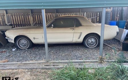 1965 年初代福特野马 Mustang Coupe“车房宝物”现身：搭直列六缸发动机，报价 1 万美元