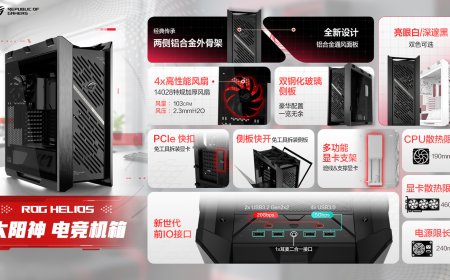 现代化焕新升级，华硕推出 ROG Strix Helios II 二代“太阳神”机箱