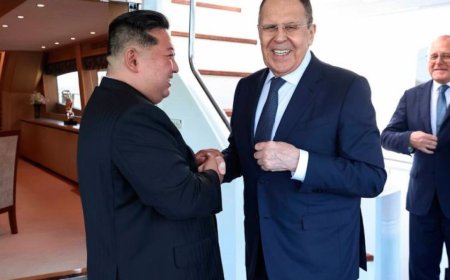 俄外长拉夫罗夫在朝鲜会见金正恩，乌克兰战争为核心议题