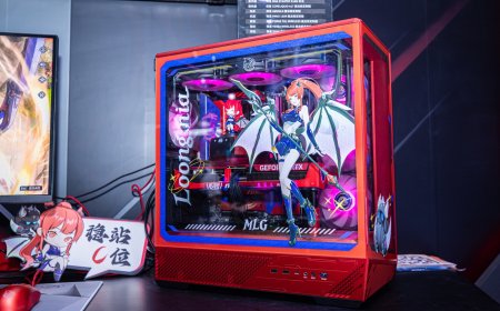 微星 BW 2025 展示魔龙姬定制版主题整机，含系列硬件及外设