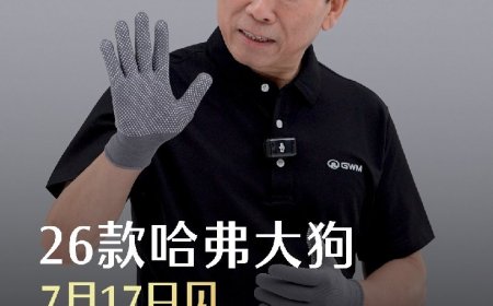 长城魏建军展示 2026 款哈弗大狗“前脸快拆”设计，7 月 17 日上市