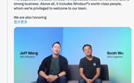 谷歌24亿美元挖角后，Windsurf转投华人明星AI公司