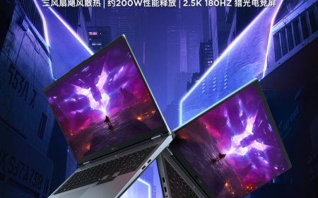 联想来酷斗战者预热战 7000 游戏本酷睿版：三风扇约 200W 释放，2.5K 180Hz 屏