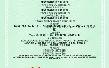 iQOO Z10 Turbo Pro 手机获 UFCS 认证：支持 44W 融合快充、兼容更多第三方充电器