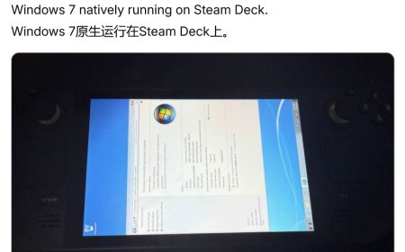 发布时间相隔 13 年的奇幻旅程：Steam Deck 游戏掌机原生运行 Win7