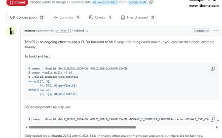 苹果 AI 框架 MLX 正新增英伟达 CUDA 支持，助开发者降低硬件成本