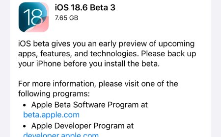 苹果发布 iOS / iPadOS 18.6 第 3 个公测版