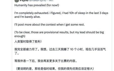 人类击败AI编程夺冠，效率提高竟是“幻觉”？