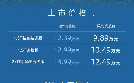 2026 款哈弗大狗上市：设计调整 / 智能化升级，限时权益价 9.89 万元起