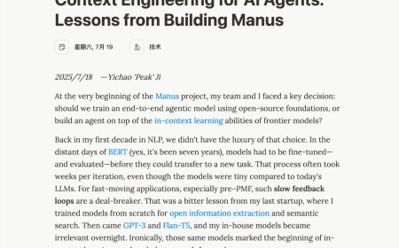 被曝裁员、清空社交账号后，Manus 首度发布技术博客总结经验教训