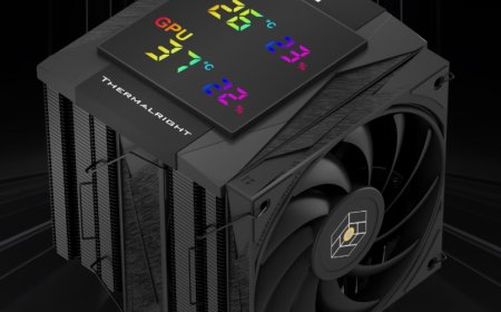 利民皇家骑士 120 数显版风冷散热器首销：号称不挡内存条光效，黑白同色售 275 元