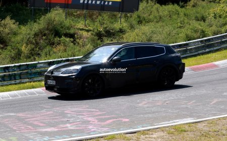 “扮猪吃老虎”，宾利全新豪华 SUV 伪装成保时捷纯电卡宴在纽北路试