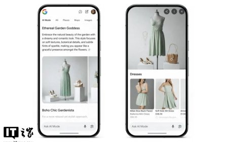 谷歌 AI 帮你画出梦中情衣，还能一键找同款进行虚拟试穿