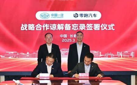 消息称零跑与一汽计划基于 B 平台开发出口车型，国内与一汽大众合作