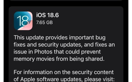 苹果详解 iOS 18.6 更新：主要是修复问题、提升稳定性