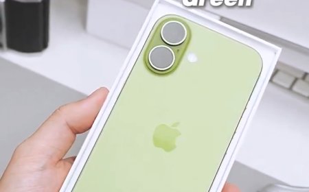 绿色版苹果 iPhone 17 机模上手视频曝光
