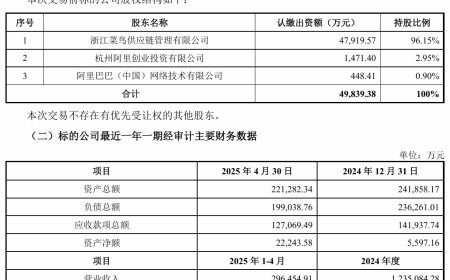 申通快递拟 3.62 亿元收购菜鸟旗下丹鸟物流
