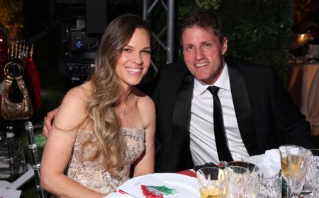 Hilary Swank Has Glam Date Night With Husband Philip for Her 51st Birthday