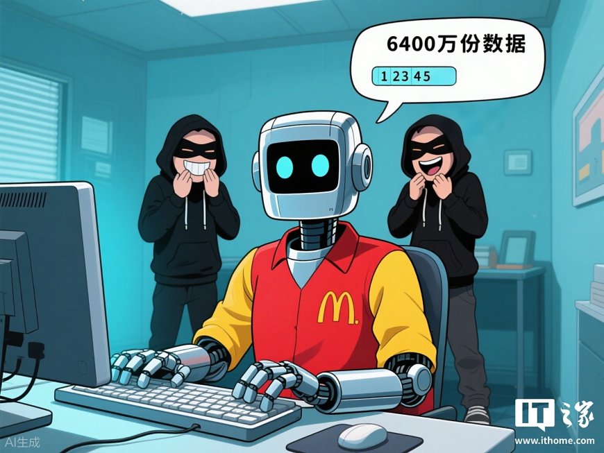 麦当劳 AI 招聘工具被曝存在特大安全漏洞：密码“123456”即可访问超 6000 万申请者数据