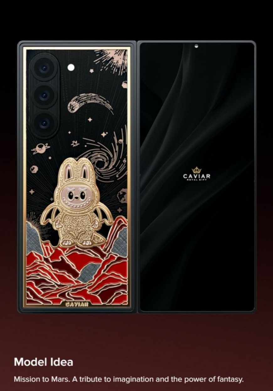 Caviar 再出手:三星 Galaxy Z Fold / Flip7 24K 金特别版问世,灵感来自 Labubu