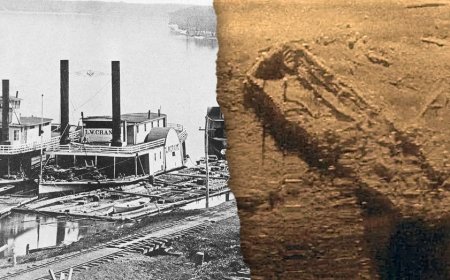 Researchers accidentally discover Civil War-era shipwreck while exploring murky Midwest river