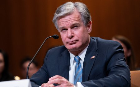Christopher Wray referred to DOJ over claims he misled lawmakers on Catholic memo, China probes