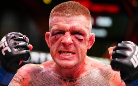 ‘This is nothing’ – UFC star opens up on childhood after being left unrecognisable in Las Vegas war