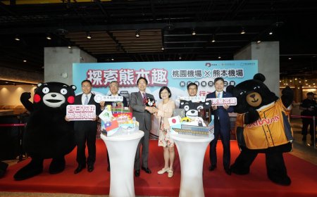 「熊本熊」本熊來了！桃園機場X熊本機場　姊妹機場交流展現臺日好情誼