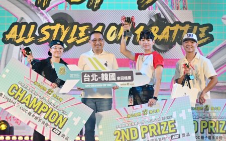 新北國際街舞大賽冠軍揭曉　侯友宜：打造青年發光舞台