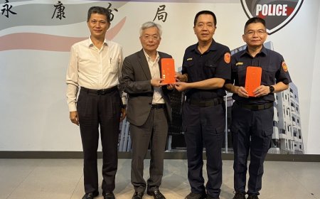 張榮興署長南下慰勞　感謝台南員警雨中英勇奮戰守護災區