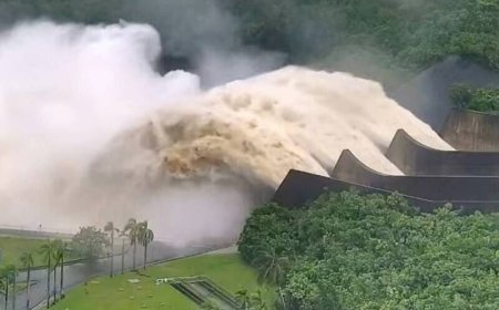 曾文水庫天天滿水位　連26天放水6億噸「等於7座南化水庫」