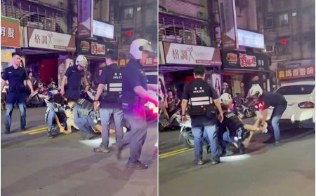 BMW新莊拒檢「4警拉她下車」竟是女明星！短褲躺地遭壓制