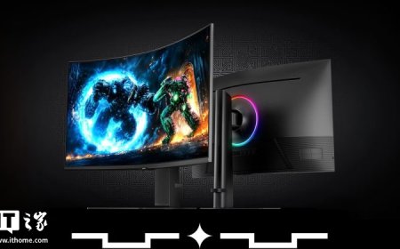 三星海外推出 37 英寸 Odyssey G7 G75F 显示器：1000R 曲率，具备 4K 分辨率和 165Hz 刷新率