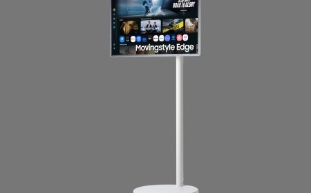 三星推落地式可移动智能显示器 Movingstyle Edge：32 英寸 4K 60Hz VA