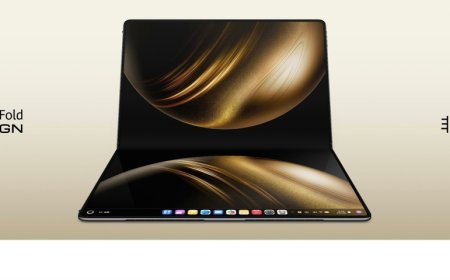 华为 MateBook Fold 折叠屏笔记本搭配全功能 USB-C 接线缆可用显示器模式