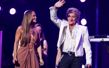 Rod Stewart Shows AI Images of Ozzy Osbourne In Heaven With Dead Music Icons During Concert Tribute