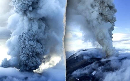 Russian volcano erupts for first time in centuries after massive earthquake strikes Kamchatka Peninsula