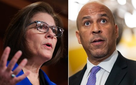Democratic senator defends working with Trump after Booker's 'complicity' accusation