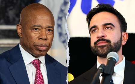 Adams asks 'where was' Mamdani at previous NYPD funerals